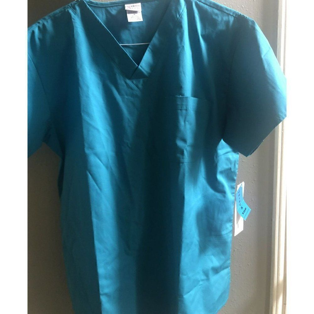 NEW royal unisex XPRESS SCRUBS v-neck  medical nurse M Doctor Costume Halloween